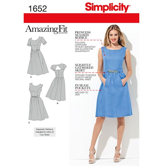 Simplicity 1652R5 snitmønster