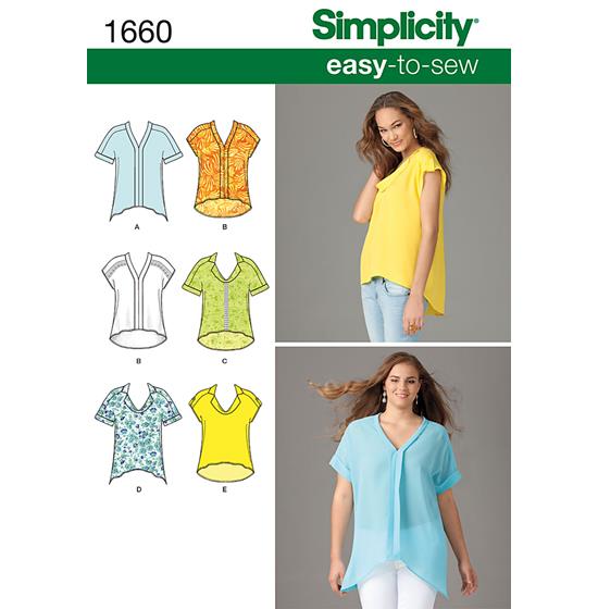 Simplicity 1660A snitmønster