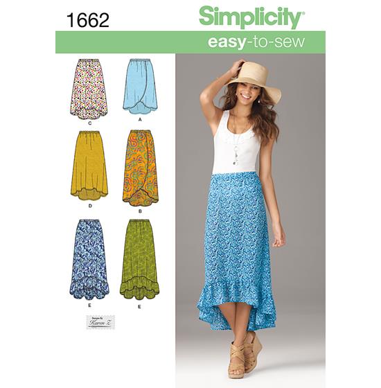 Simplicity 1662A snitmønster