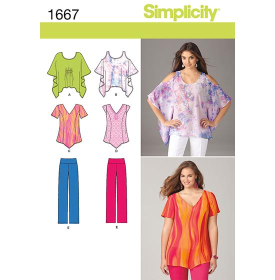 Simplicity 1667A snitmønster