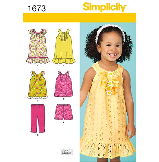 Simplicity 1673A snitmønster