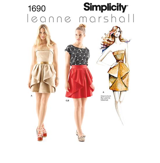 Simplicity 1690P5 snitmønster