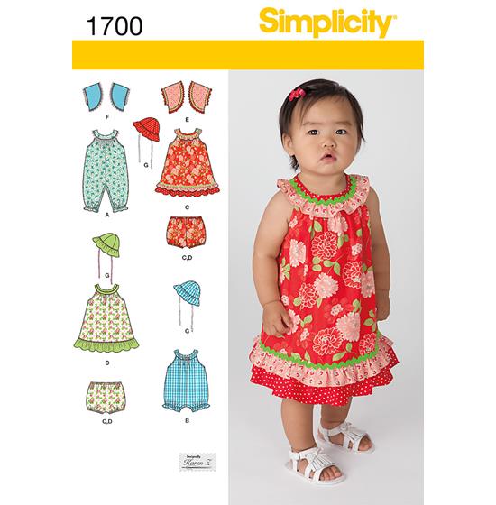 Simplicity 1700A snitmønster