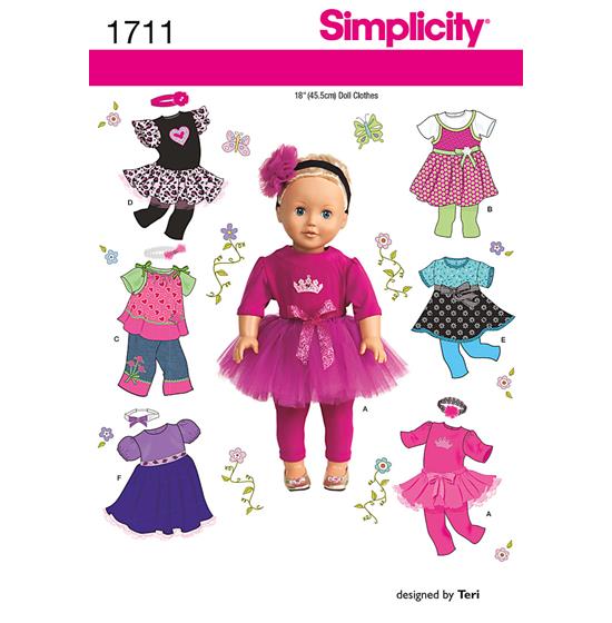 Simplicity 1711OS snitmønster