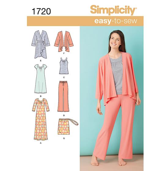 Simplicity 1720A snitmønster