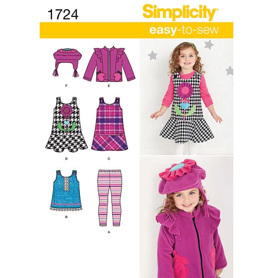 Simplicity 1724A snitmønster