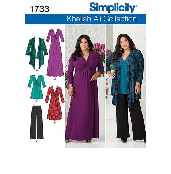 Simplicity 1733AA snitmønster