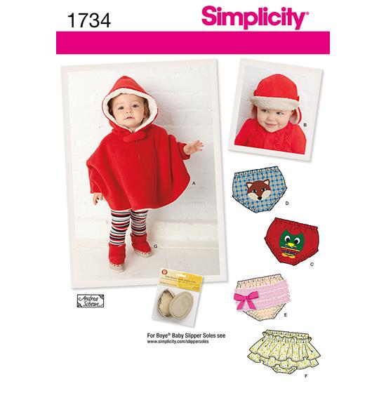 Simplicity 1734A snitmønster