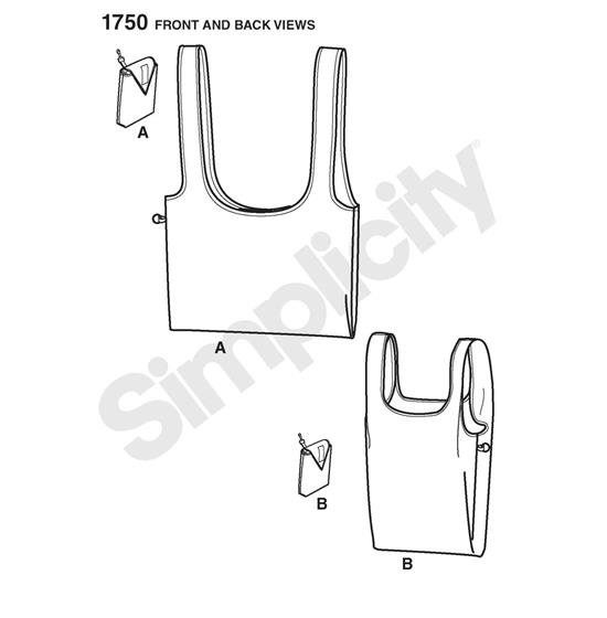 Simplicity 1750OS snitmønster