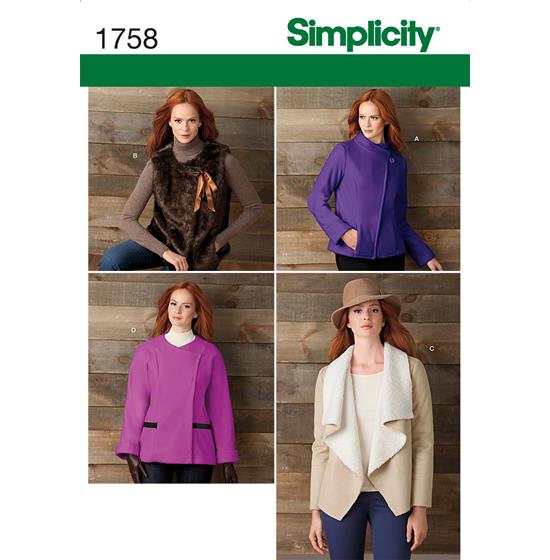 Simplicity 1758H5 snitmønster