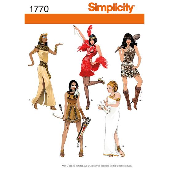 Simplicity 1770P5 snitmønster