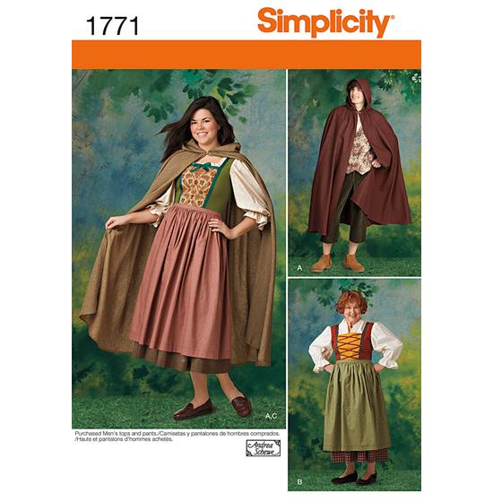 Simplicity 1771A snitmønster