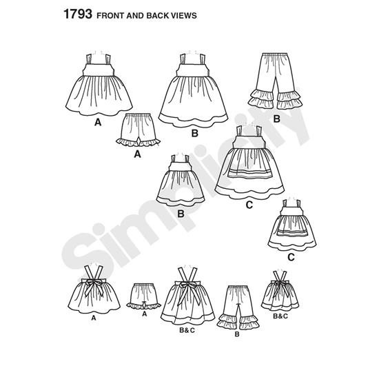 Simplicity 1793A snitmønster