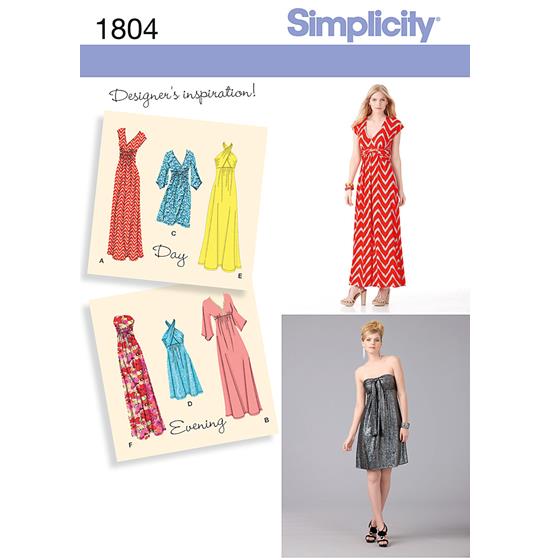 Simplicity 1804H5 snitmønster