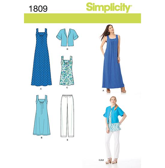 Simplicity 1809A snitmønster