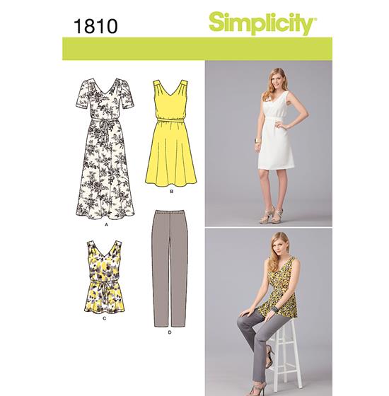 Simplicity 1810A snitmønster