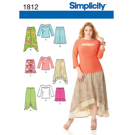 Simplicity 1812AA snitmønster