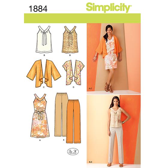 Simplicity 1884A snitmønster