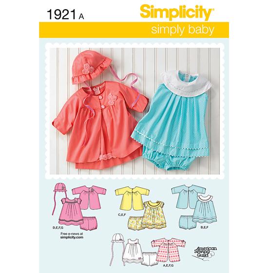 Simplicity 1921A snitmønster