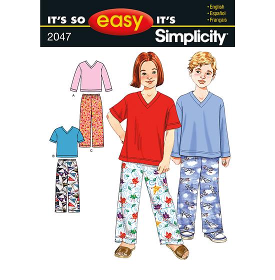 Simplicity 2047A snitmønster