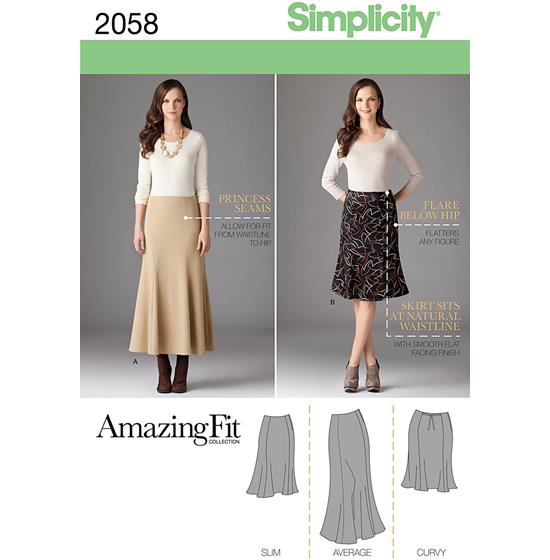 Simplicity 2058AA snitmønster