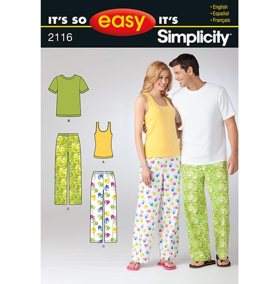 Simplicity 2116A snitmønster