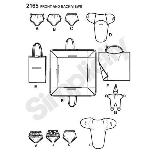 Simplicity 2165A snitmønster