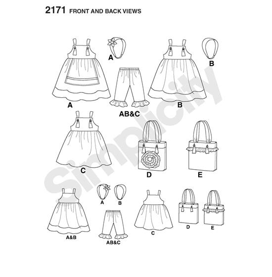 Simplicity 2171A snitmønster