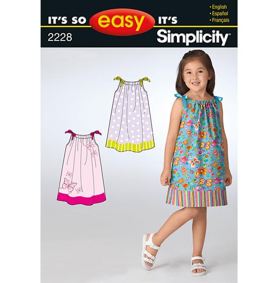 Simplicity 2228A snitmønster