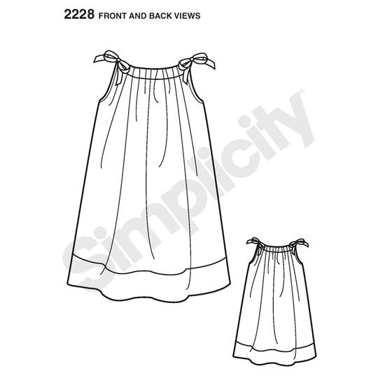 Simplicity 2228A snitmønster