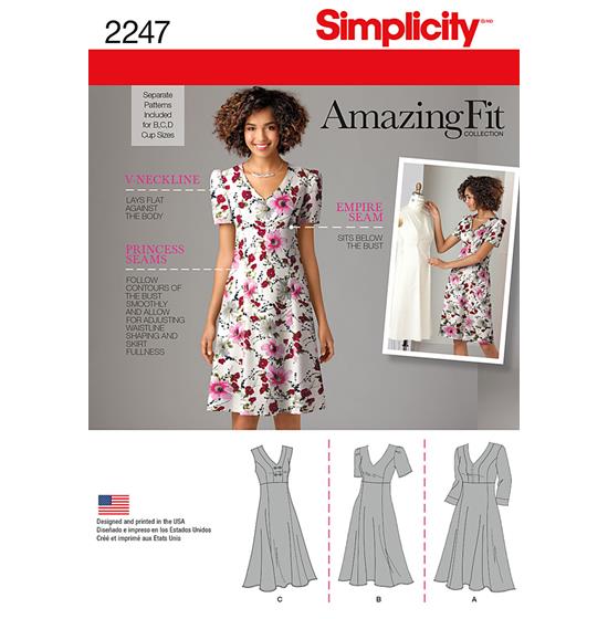 Simplicity 2247AA snitmønster