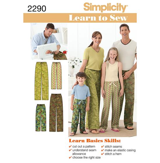 Simplicity 2290A snitmønster