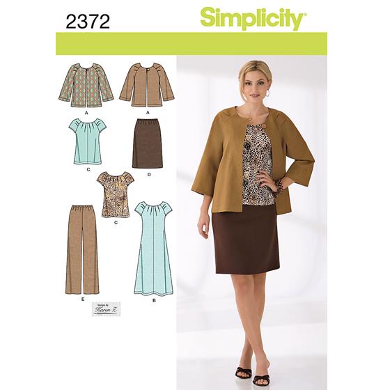 Simplicity 2372AA snitmønster