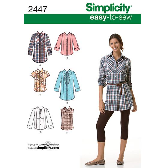 Simplicity 2447H5 snitmønster