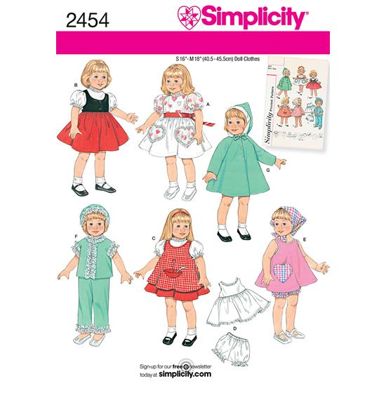 Simplicity 2454A snitmønster