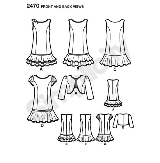 Simplicity 2470AA snitmønster