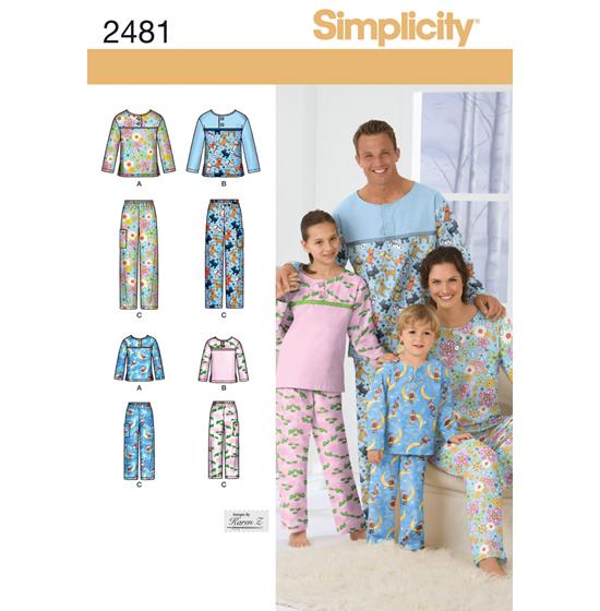 Simplicity 2481A snitmønster