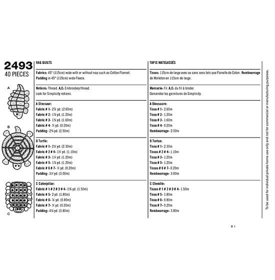 Simplicity 24930 snitmønster