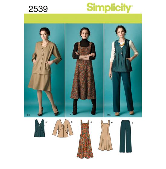 Simplicity 2539BB snitmønster