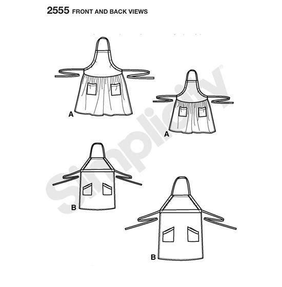 Simplicity 2555A snitmønster