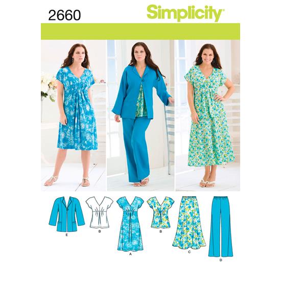 Simplicity 2660AA snitmønster