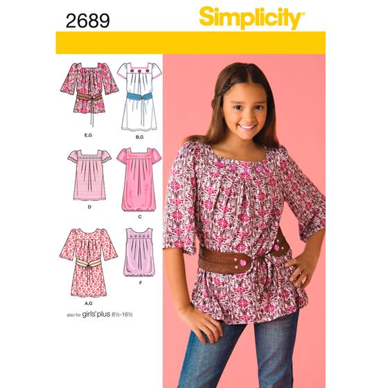 Simplicity 2689AA snitmønster