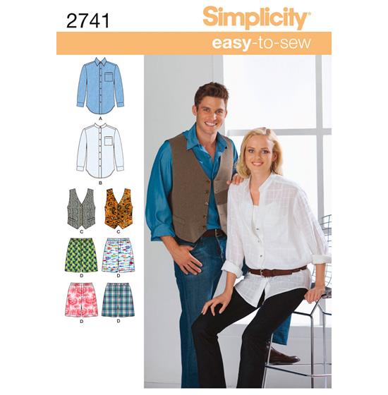 Simplicity 2741BB snitmønster