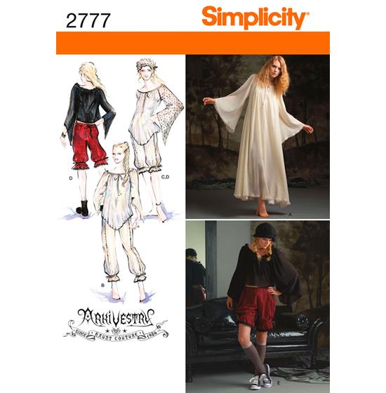 Simplicity 2777R5 snitmønster