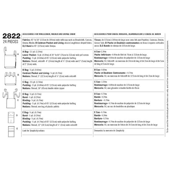 Simplicity 28220 snitmønster