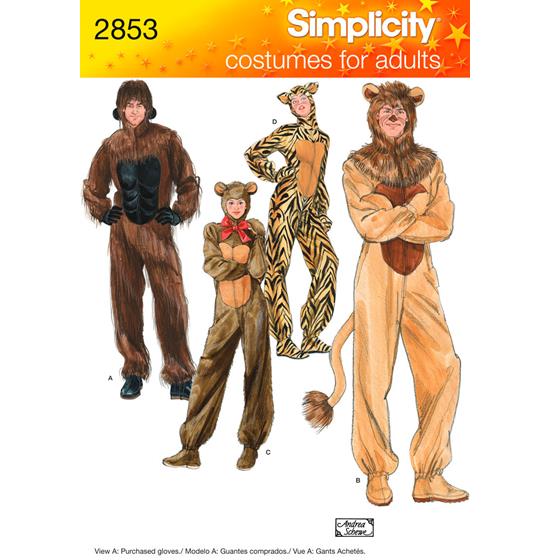 Simplicity 2853A snitmønster