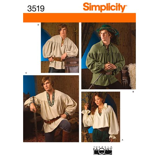 Simplicity 3519A snitmønster