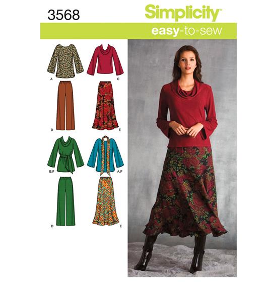 Simplicity 3568AA snitmønster