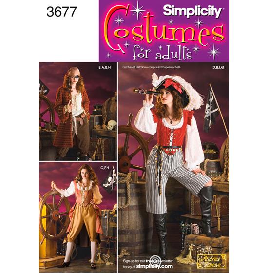 Simplicity 3677RR snitmønster