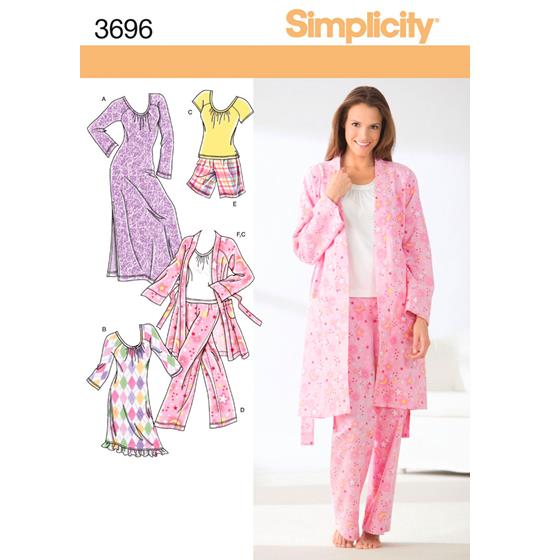 Simplicity 3696AA snitmønster